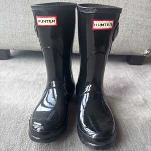 Women’s Hunter Original Short Gloss Rainboot - Black